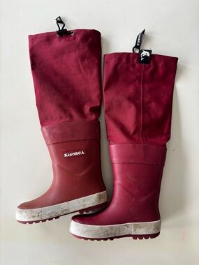KidORCA Kids Waterproof Waders Rain Boots